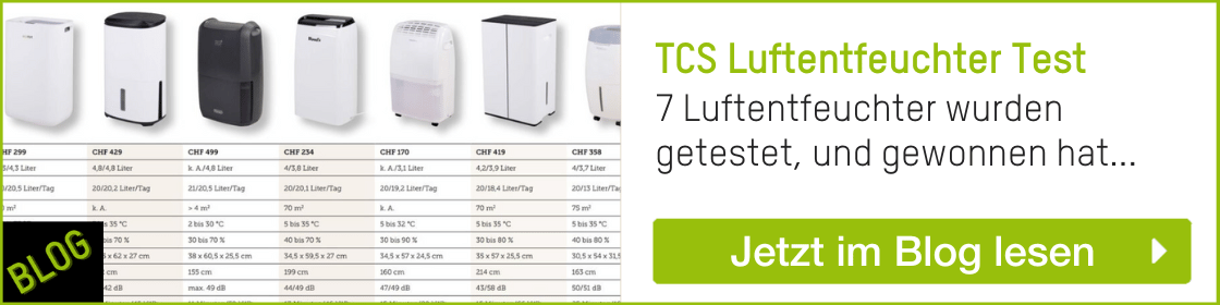 TCS Luftentfeuchter Test