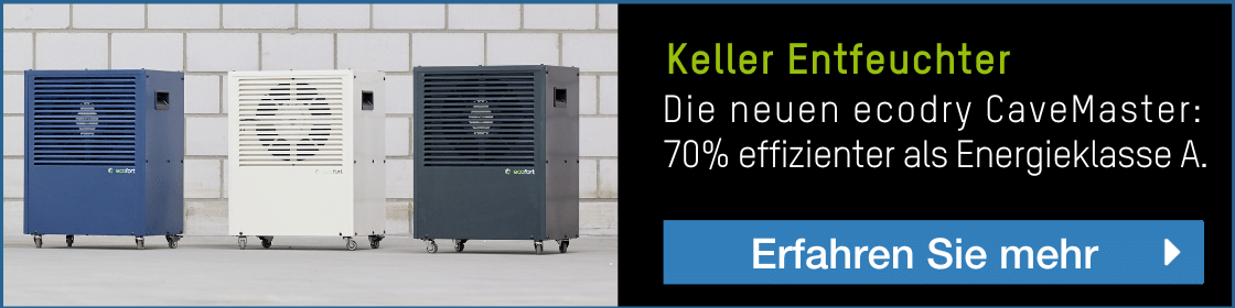 Keller Entfeuchter ecodry CaveMaster