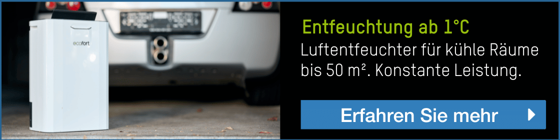 Luftentfeuchter für kalte Räume